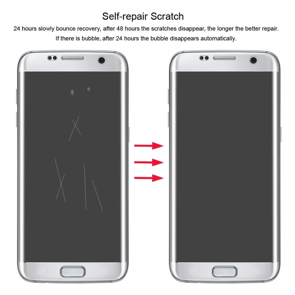 Skjermbeskyttelse herdet film Samsung Galaxy S7 Edge - 3D fullskjermbeskyttelse