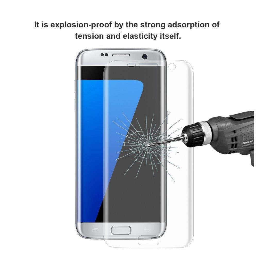 Skjermbeskyttelse herdet film Samsung Galaxy S7 Edge - 3D fullskjermbeskyttelse