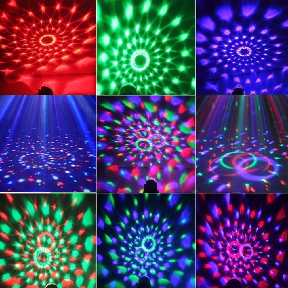 Roterende Discokule - Magic Ball roterer og pulserer med musikken