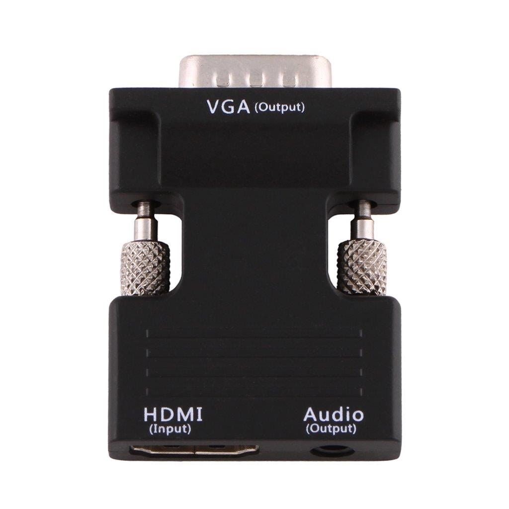 Videoadapter HDMI til VGA + Lyd