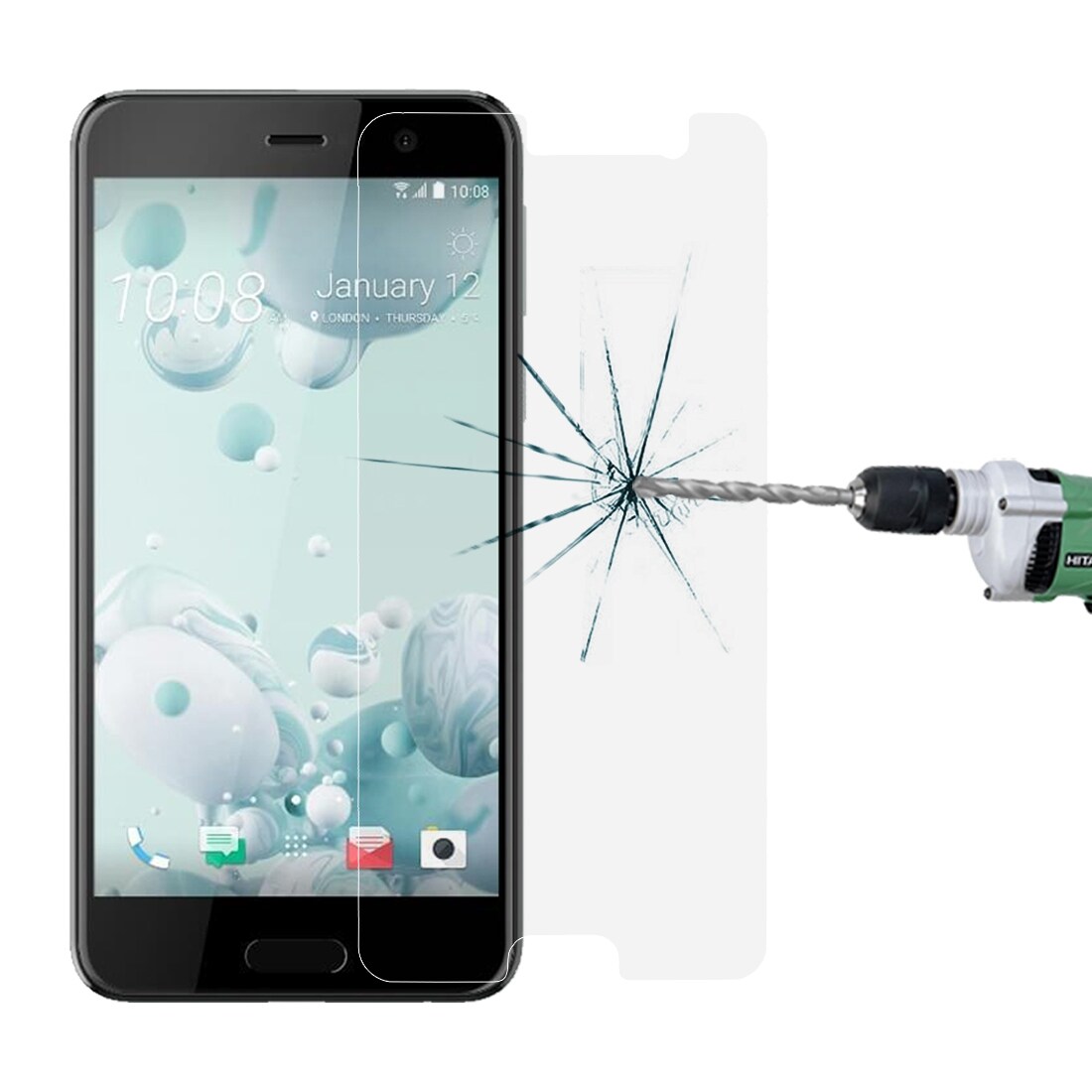 Skjermbeskyttelse av herdet glass HTC U