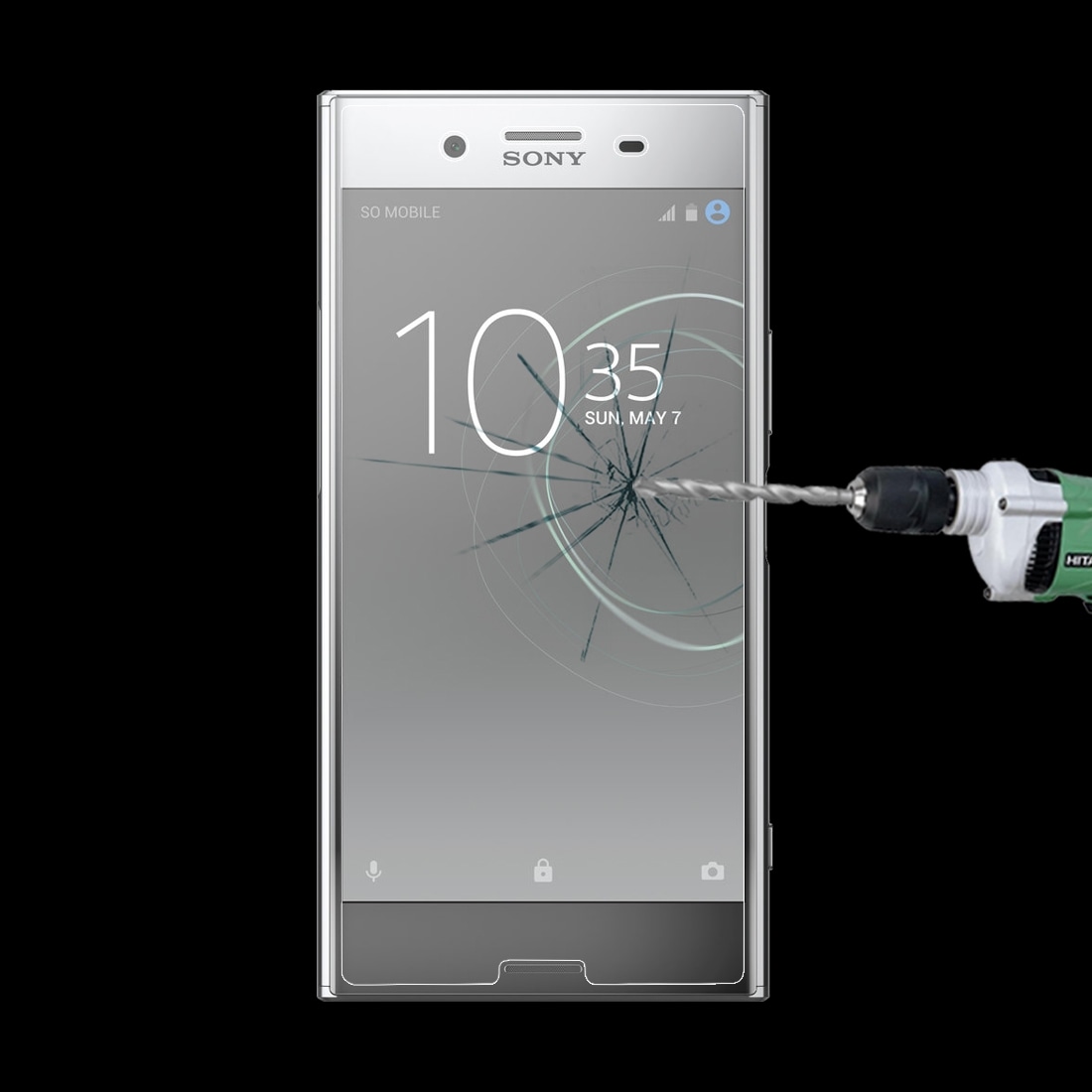 Displaybeskyttelse av glass Sony Xperia XZ Premium