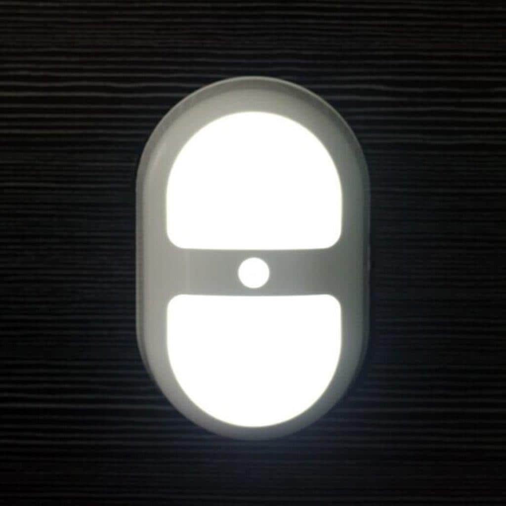 Trådløs LED lampe med bevegelsesensor