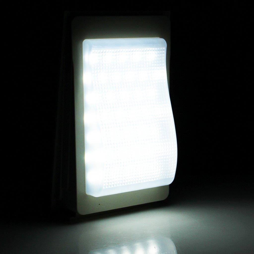 Vegglampe LED med solceller 5W 38 LED 12V