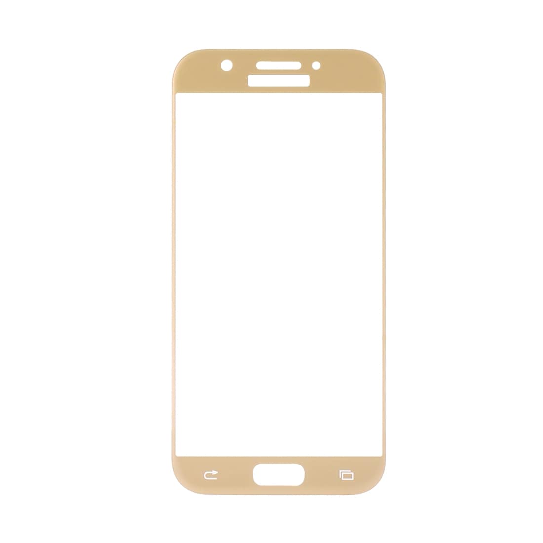 Skjermbeskyttelse (gull) i herdet glass - Samsung Galaxy A7 (2017)