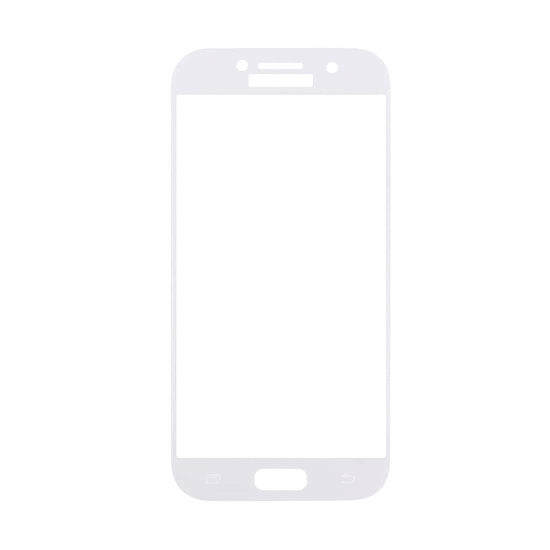 Hvit skjermbeskyttelse i herdet glass - Samsung Galaxy A7 (2017)