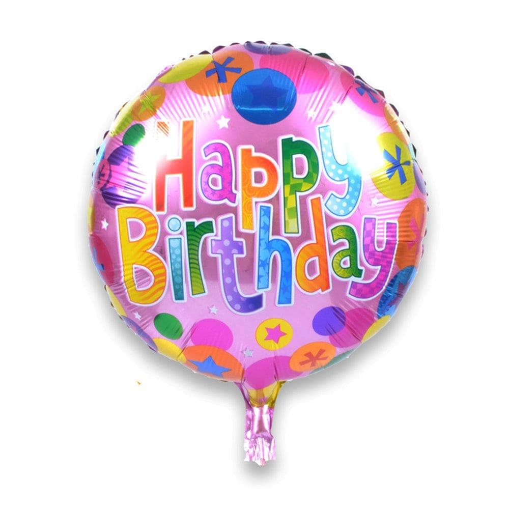 Heliumballong/folieballong 45 cm – “Happy birthday”