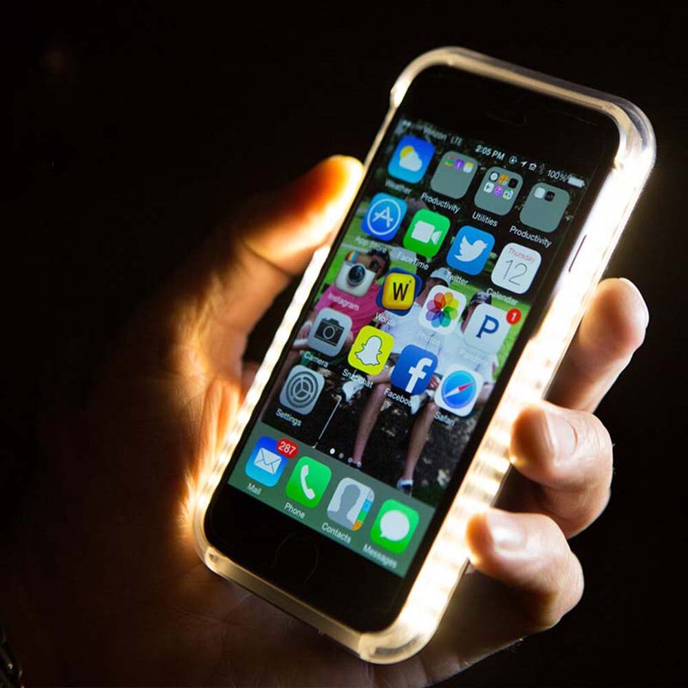 Selfie mobilskall med LED-lys – iPhone 6
