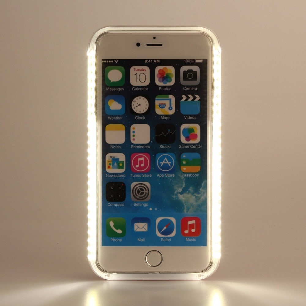 Selfie mobilskall med LED-lys – iPhone 6