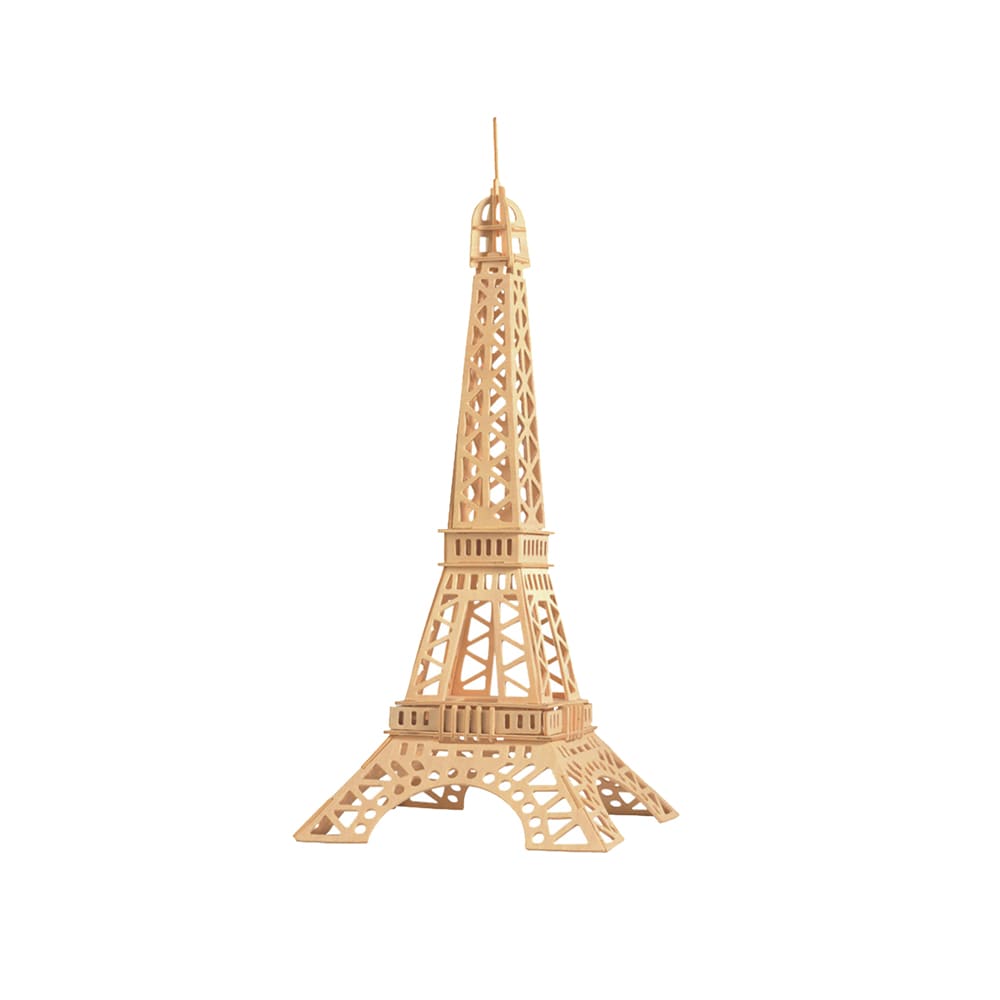 3D-puslespill i tre – modell  Eiffeltornet