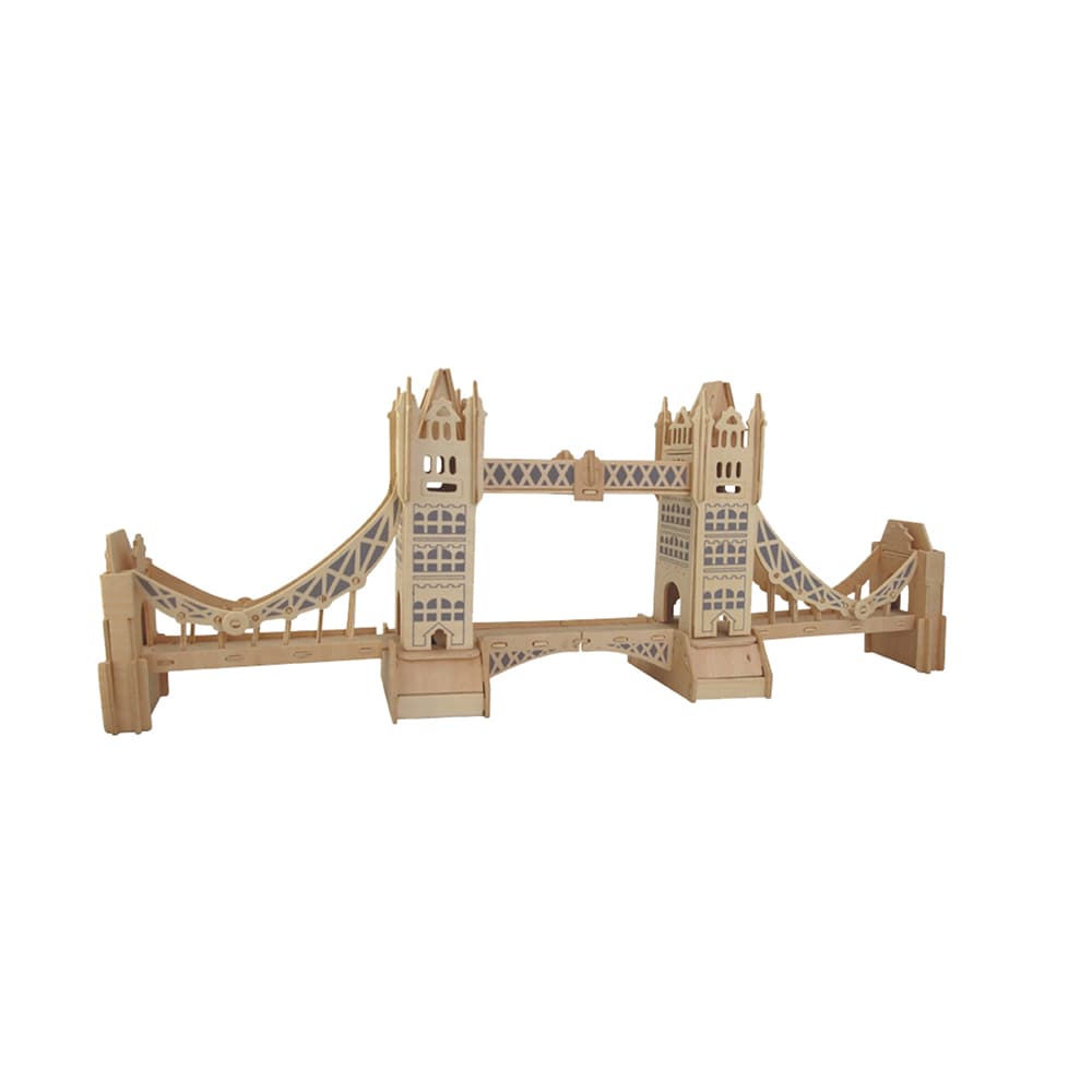 3D-puslespill i tre – modell Tower Bridge