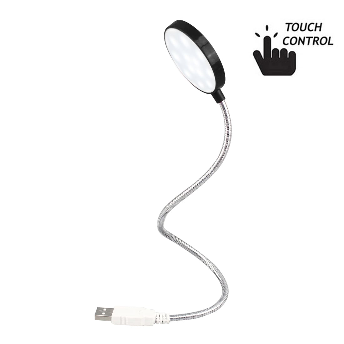 Fleksibel Usb Lys 12 LED med touch Dimmer