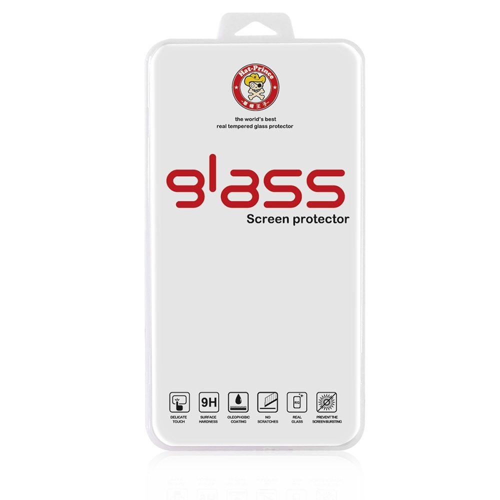 Mörkt skärmskydd i härdat glas iPhone 6 & 6s - Fullskärmsskydd