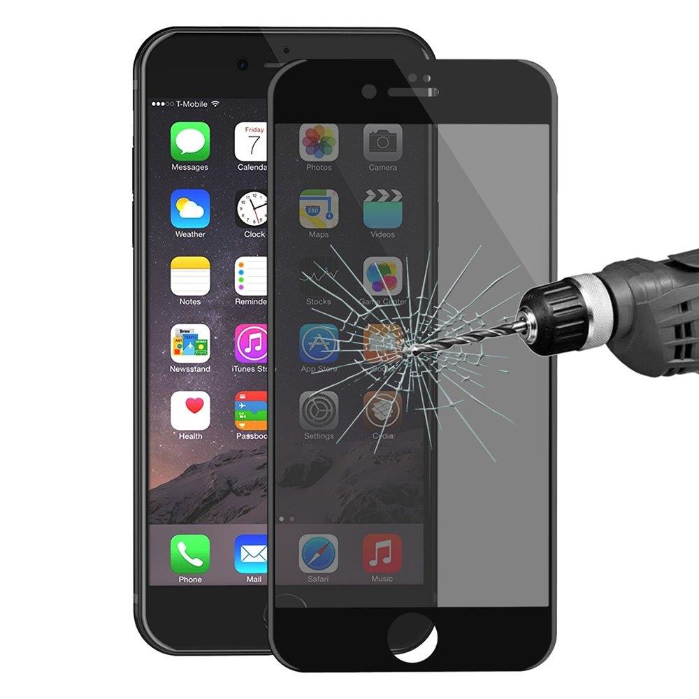 Sekretess skärmskydd i härdat glas iPhone 8 / 7 - Fullskärmsskydd