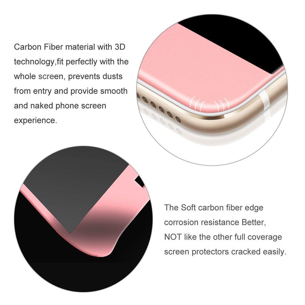 Insynskyddat glasskydd iPhone 8 / 7 - Fullskärmsskydd