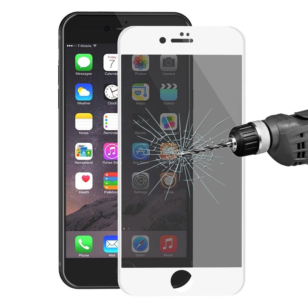 Spion displayskydd i härdat glas iPhone 8 / 7 - Fullskärmsskydd