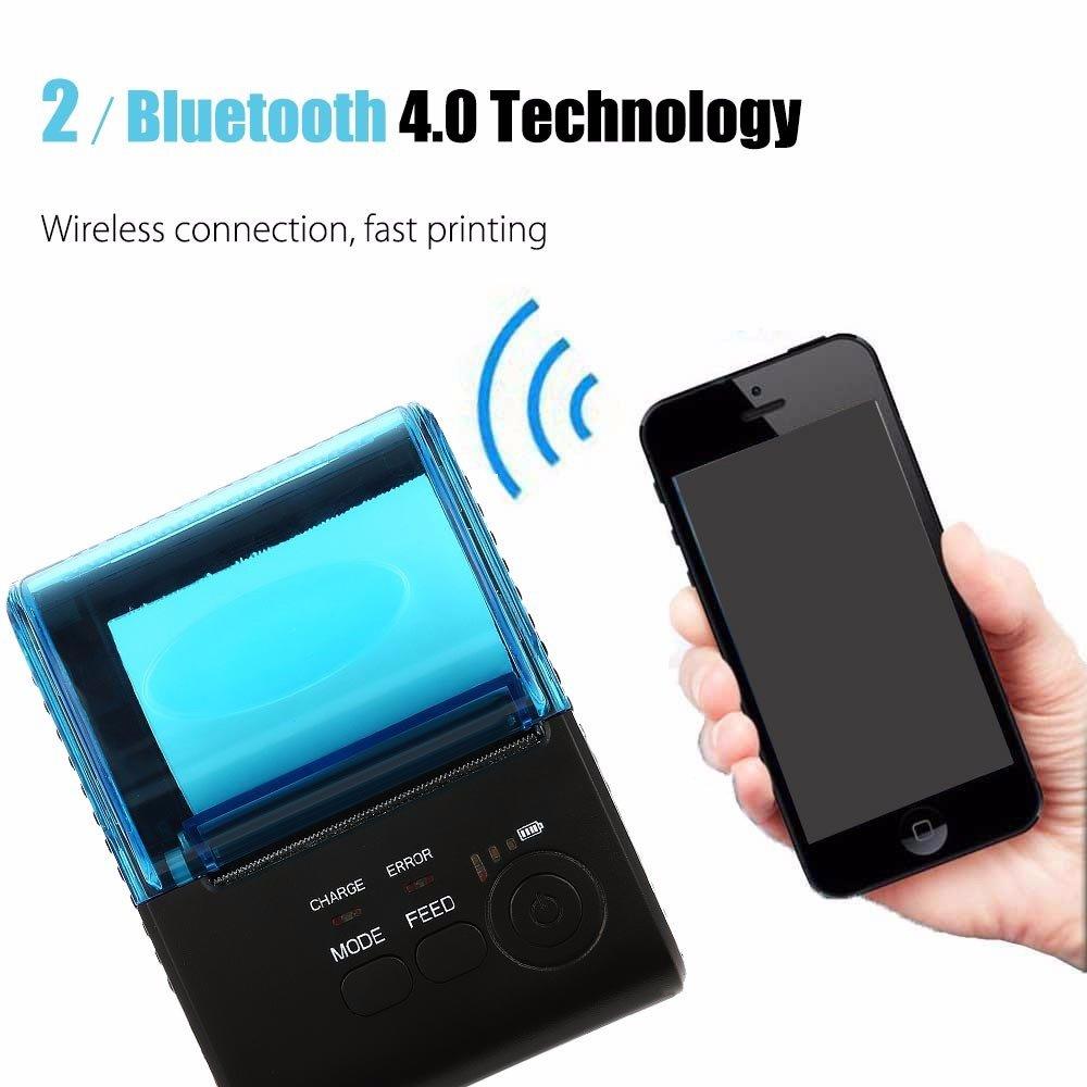 Bluetooth 4.0 POS kvitteringsskriver 58mm