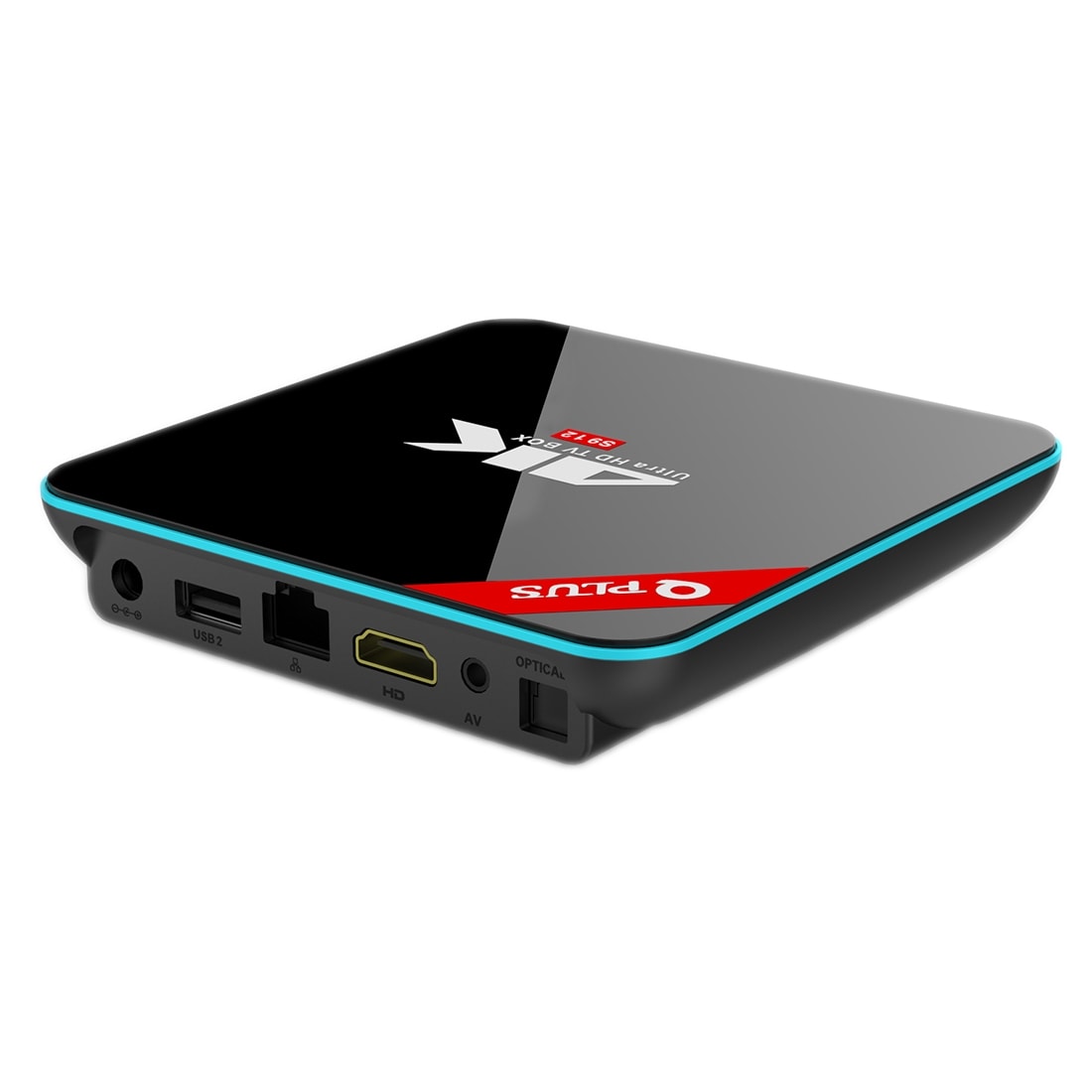 Tvbox Qplus 4K Ultra HD Smart Android 6.0 WiFi fjernkontroll