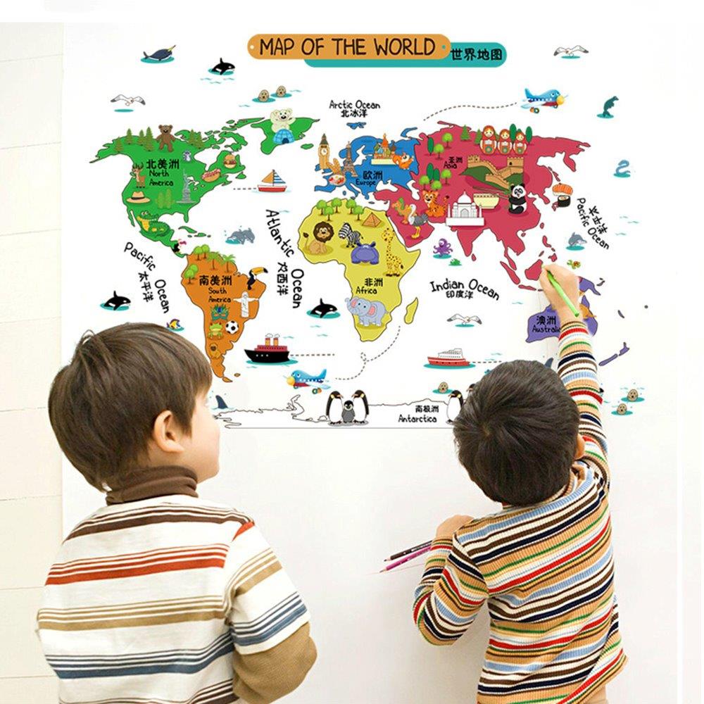 Barn veggdekorasjon / wall stickers barn - Verdenskart