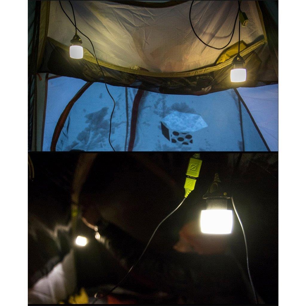 Påbyggbar hengende utendørslampe til Camping