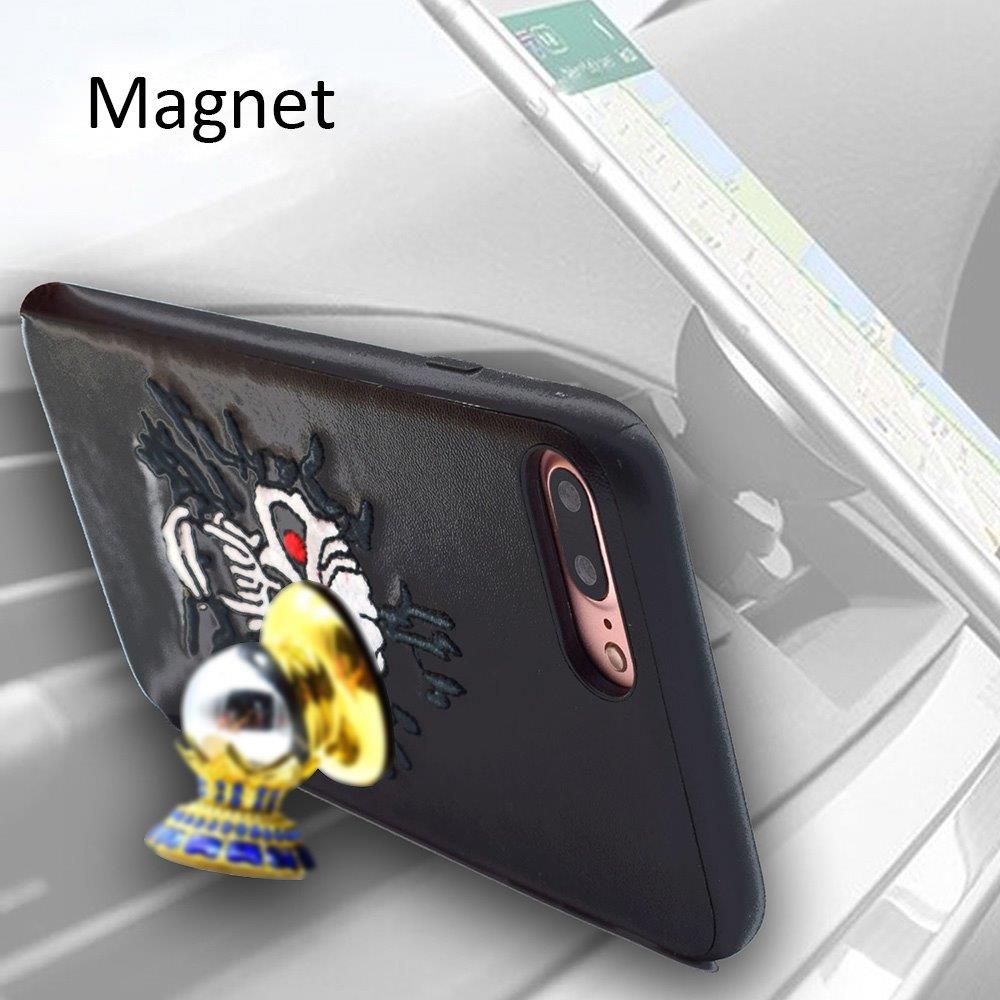 Brodert deksel iPhone 7 Plus med magnet