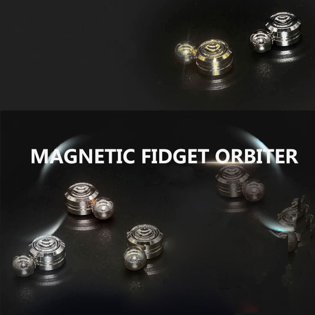 Fidget Spinner Magnetisk Orbit Ball