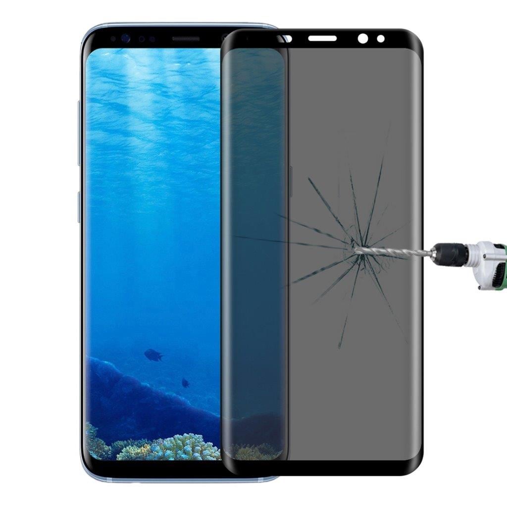 Skjermbeskyttelse innsynsfilter Samsung Galaxy S8 - Bøyd fullskjerm