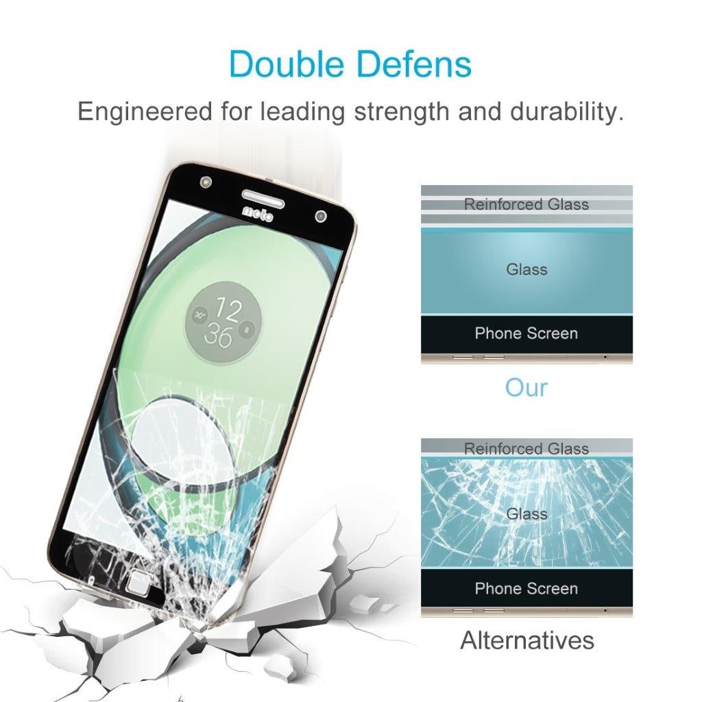 Skjermbeskyttelse av herdet glass Motorola Moto Z Play - Fullskjermbeskyttelse