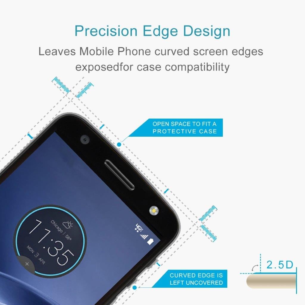 Skjermbeskyttelse av herdet glass Motorola Moto Z - Fullskjermbeskyttelse