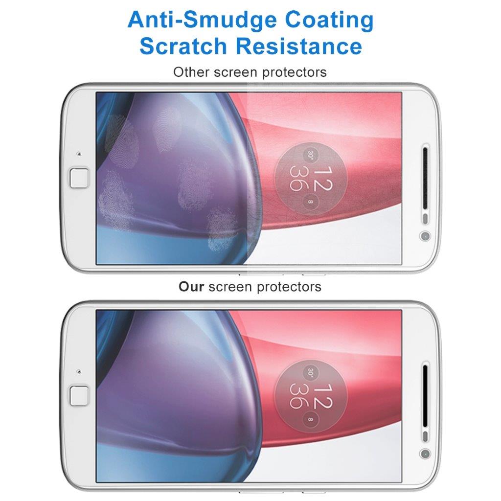 Skjermbeskyttelse av herdet glass Motorola Moto G4 Plus - Fullskjermbeskyttelse