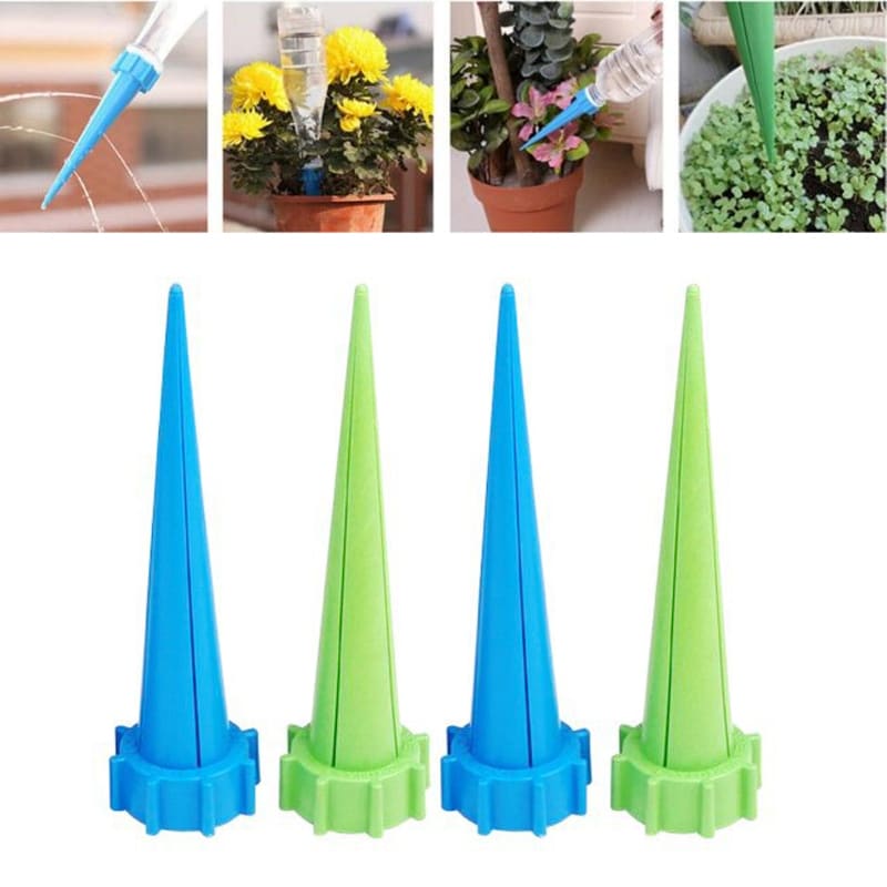 Selvvanning PET-flaske potteplanter - 4Pack