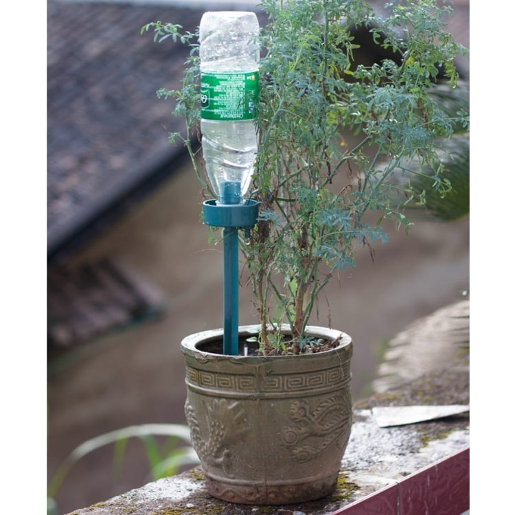 Automatisk vanning  potteplanter- Vanner med PET flaske