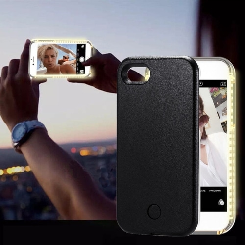 LED Selfieskal / selfiefutteral iPhone 7