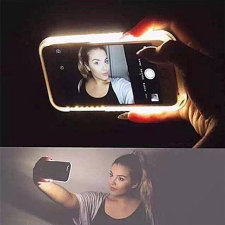 LED Selfieskal / selfiefutteral iPhone 7
