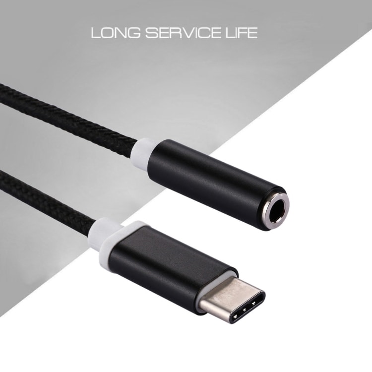 USB-C til 3,5 mm lydadapter 10 cm