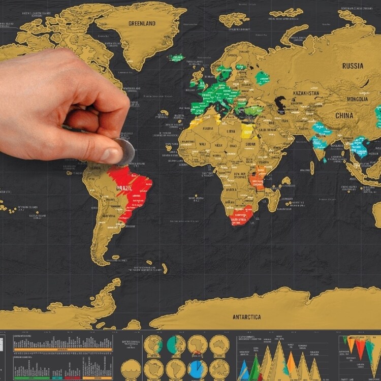 Skrapelodd / verdenskart