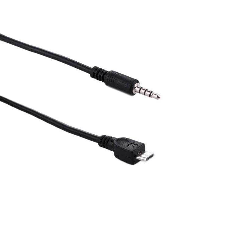 Auxkabel / lydkabel 3,5mm til micro-USB