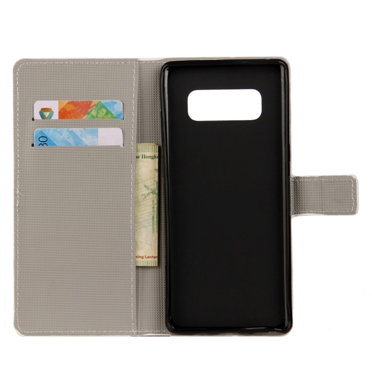 Futteral Samsung Galaxy Note 8 med holder og kredittkortlomme