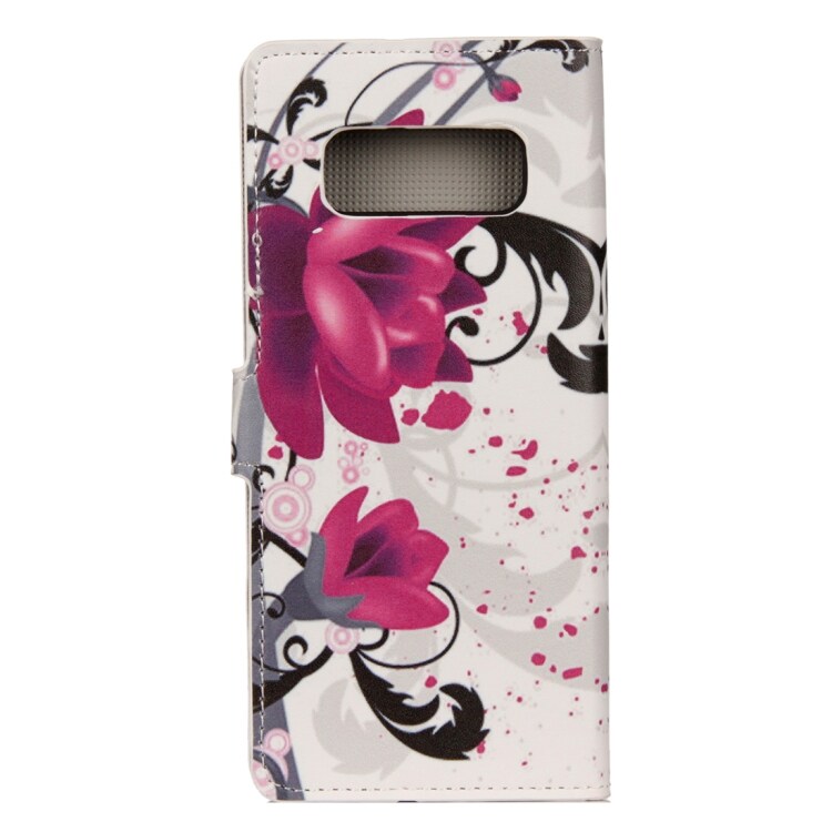 Blomsterfutteral Samsung Galaxy Note 8  Lotus Pattern
