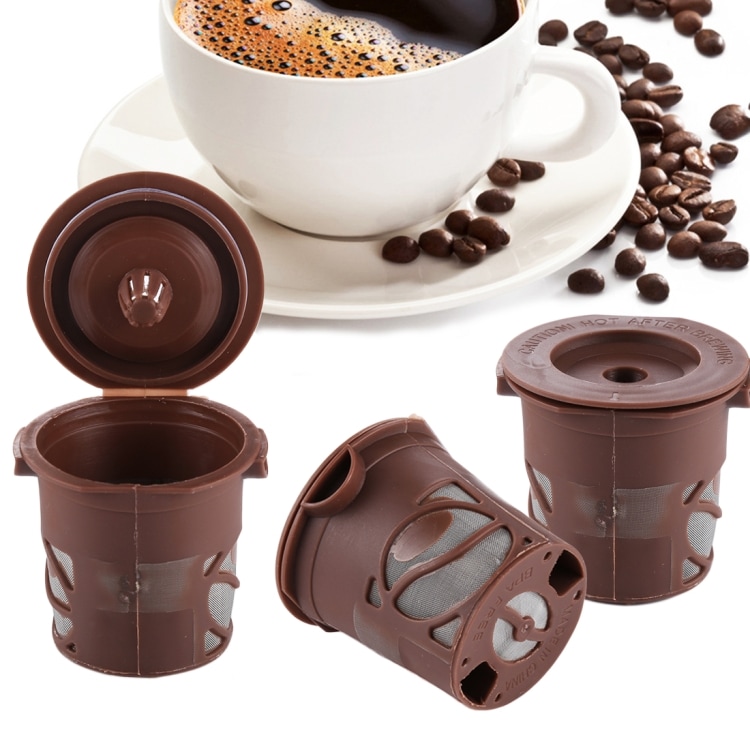 Gjenvinningsbar Kaffekapsel / Kaffekapsel adapter Keurig - 3stk