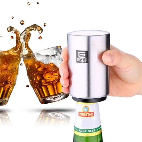 Automatisk flaskeåpner / ølåpner med magnet