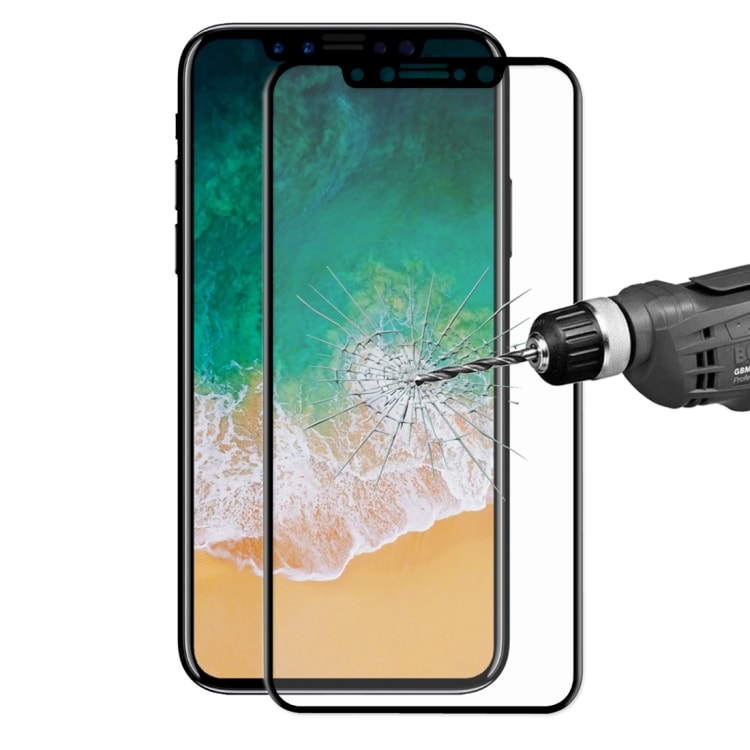 Skjermbeskyttelse i herdet glass iPhone X / XS / 11 Pro -  Fullskjermbeskyttelse