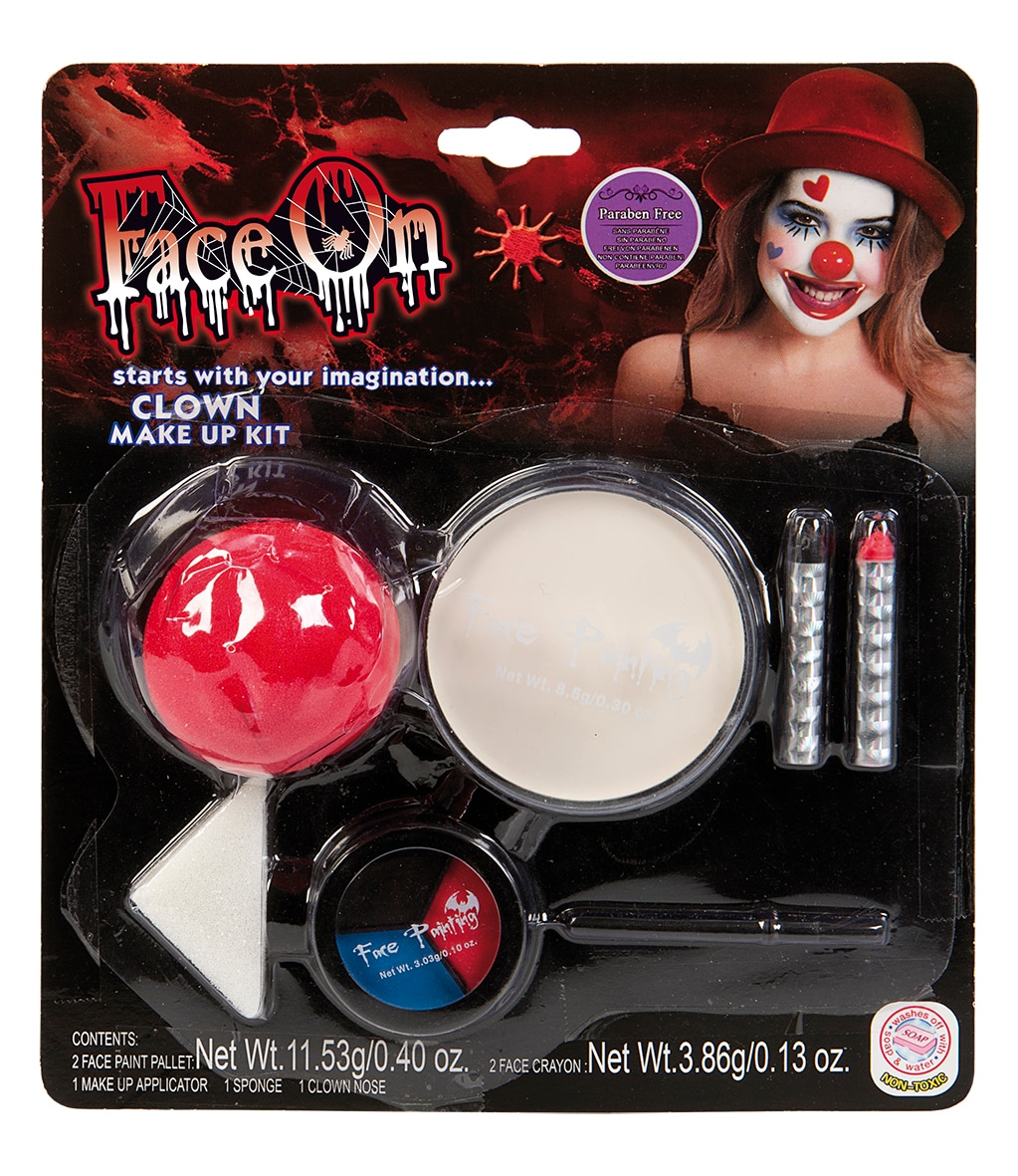 Face On MakeUp Clown Kit