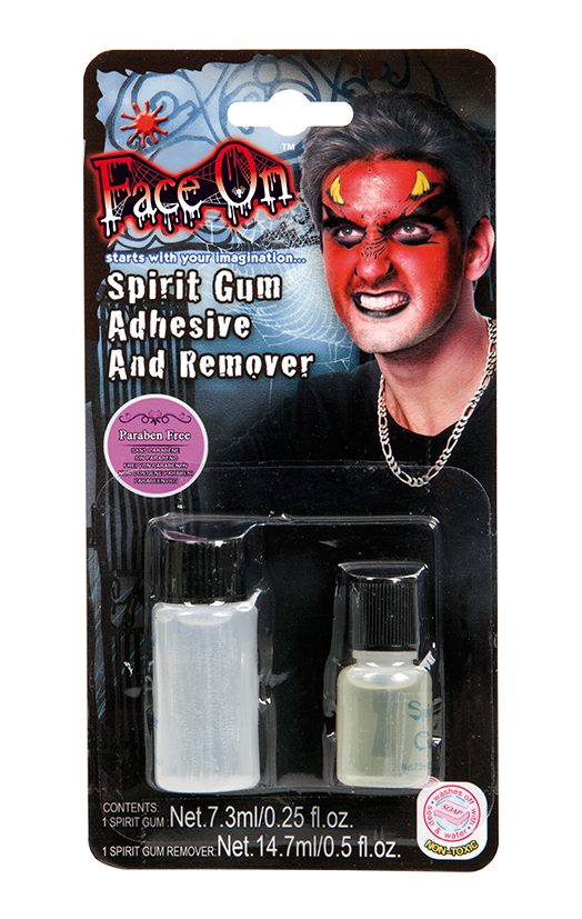 Ansiktsfarge Halloween Face On Spirit Gum + Remover