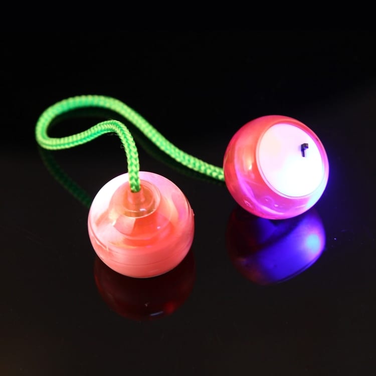Glowing fingertips - Lysende liten ball med bånd