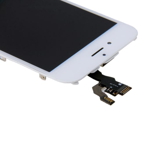 iPhone 6S LCD + Touch Display Skjerm med kamera og ramme - Hvit farge