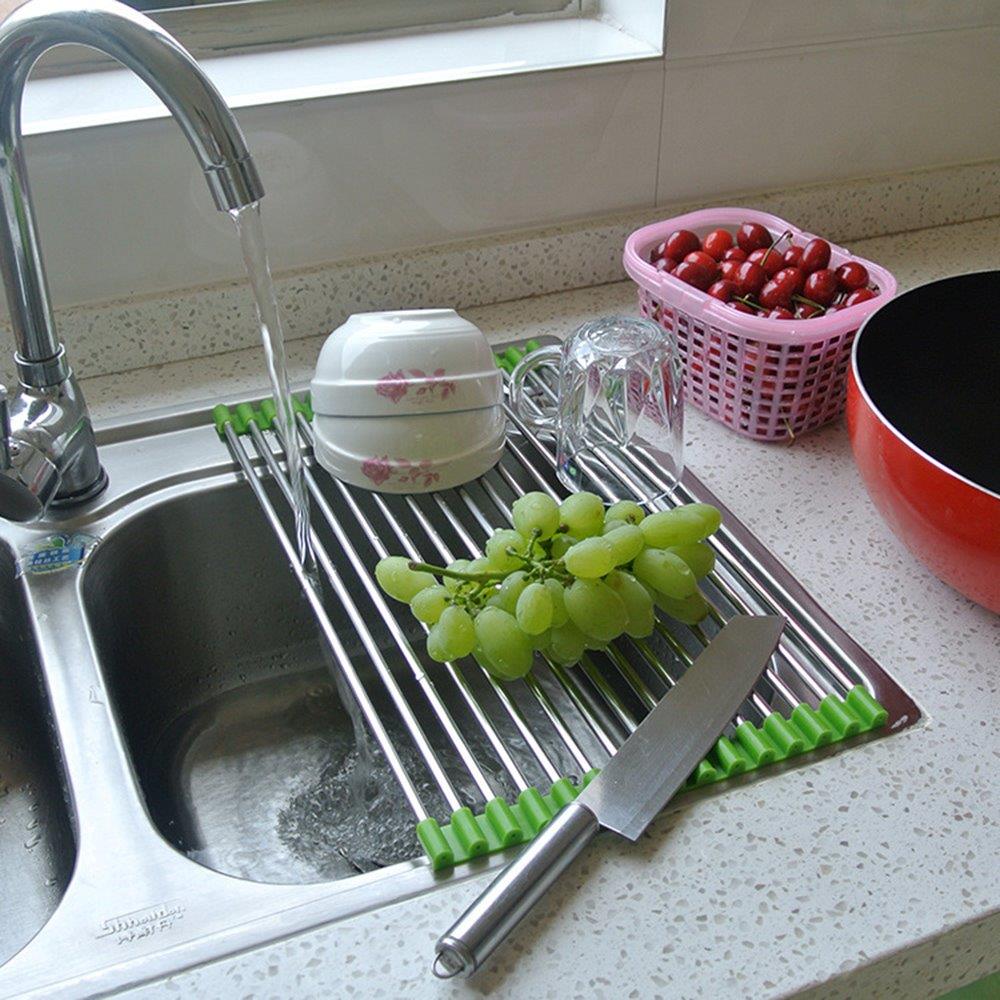 Foldbart tørkestativ, oppvaskkommen - Smart & Enkelt