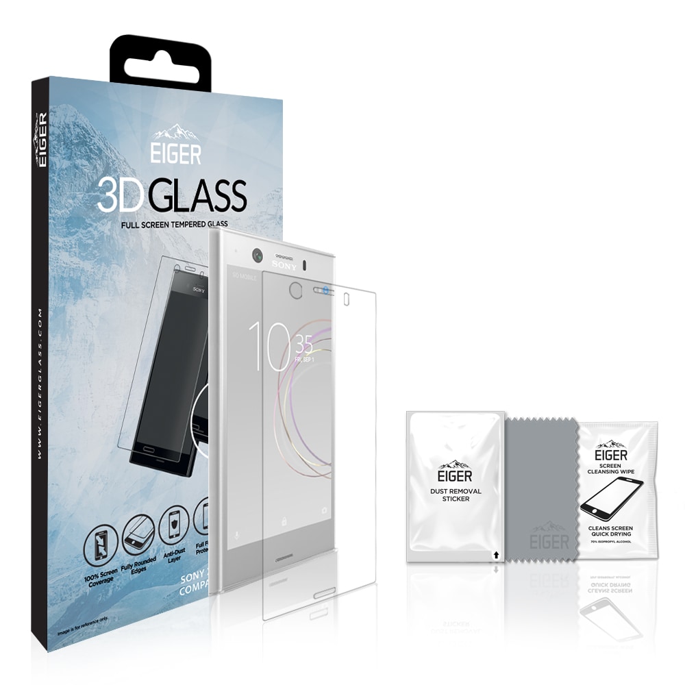Eiger 3D Screen Protector Glass Sony XZ1 Compact Clear