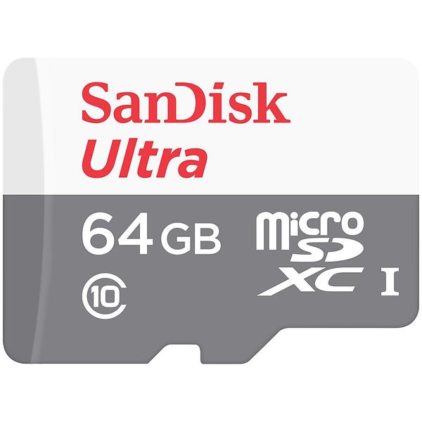 64GB SanDisk Mobile Ultra SDSQUNB microSDXC Class 10 UHS-I 48MB/s