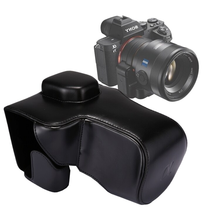 Kameraveske PU lær Samsung A7 II / A7R II / A7S II(Black)